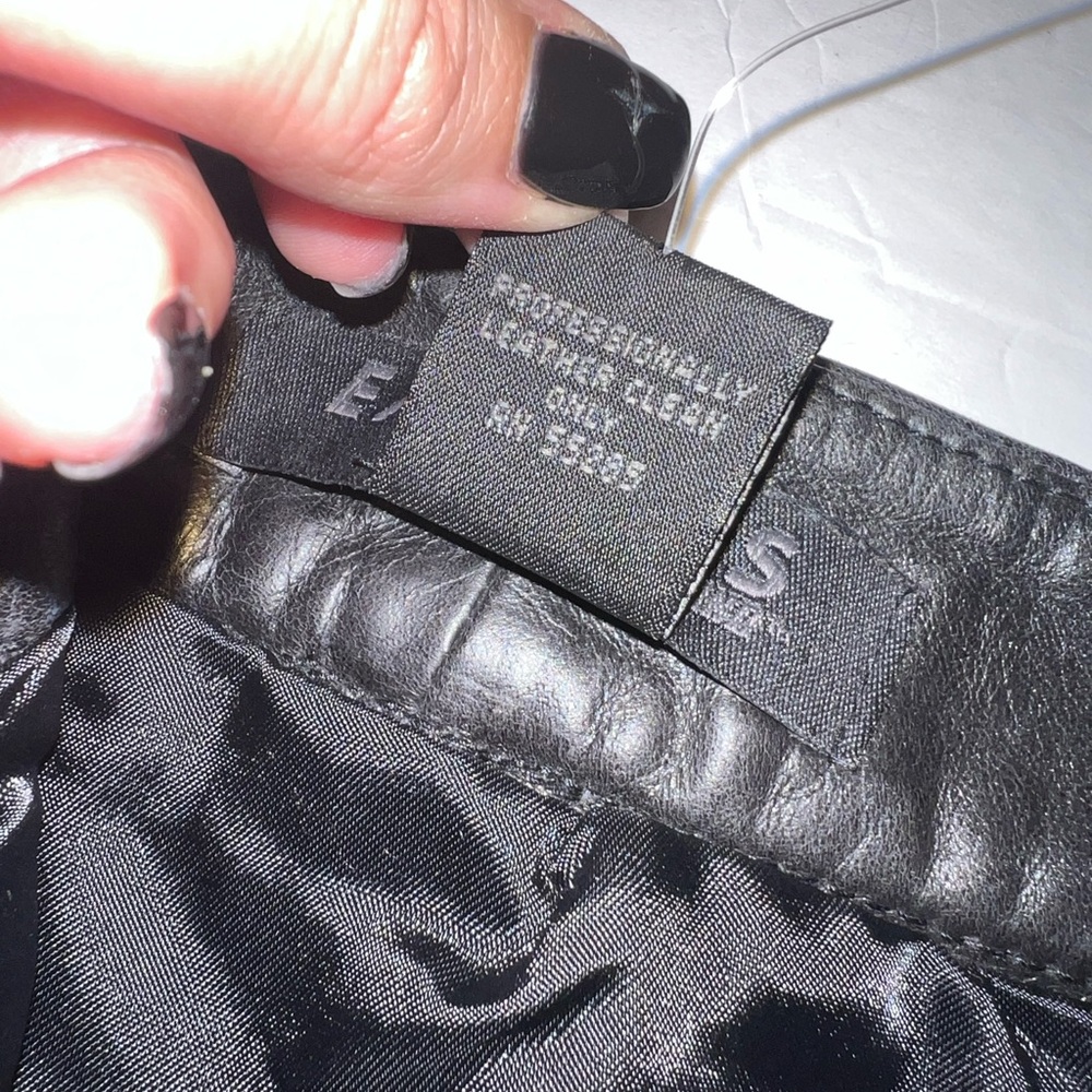 Vintage Y2K Leather Mini Skirt - Picture 7 of 9